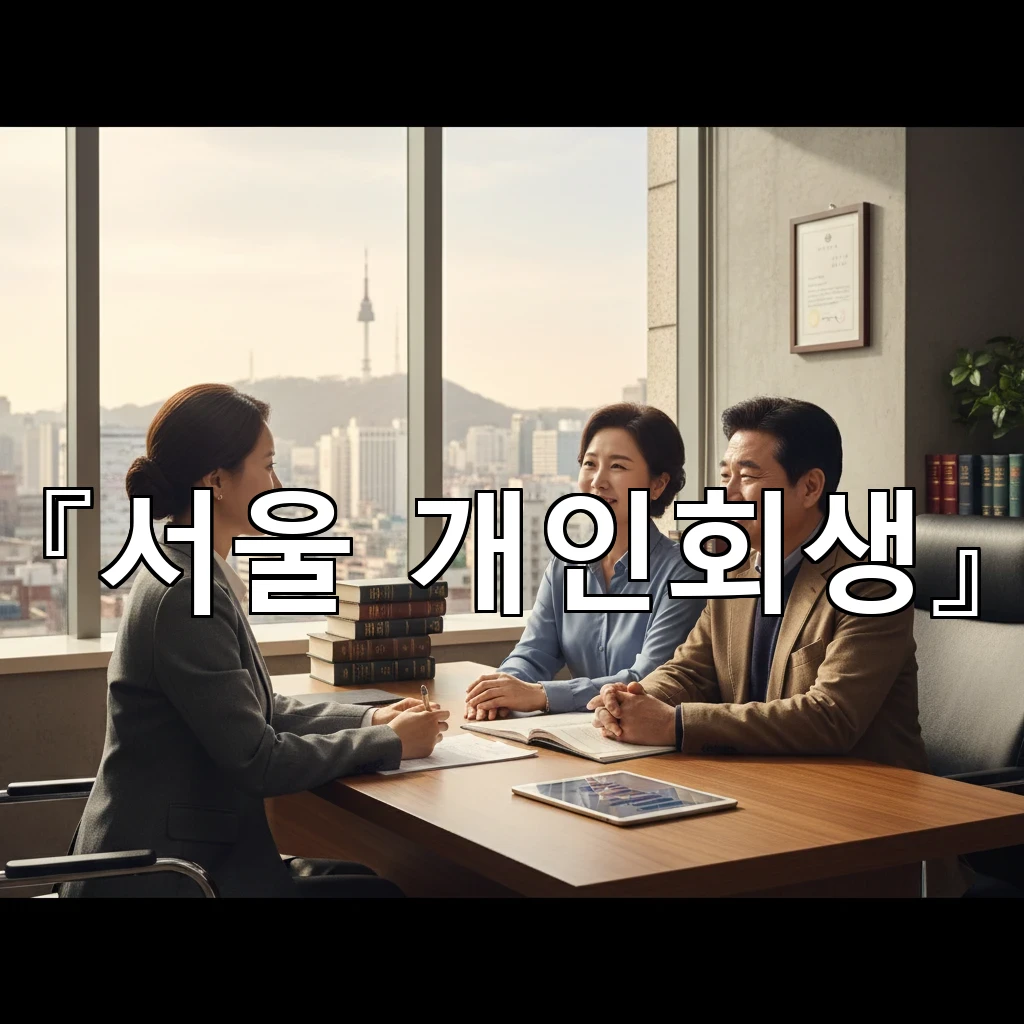 서울개인회생 신청 전 소득과 지출을 정리하는 현실적인 순서