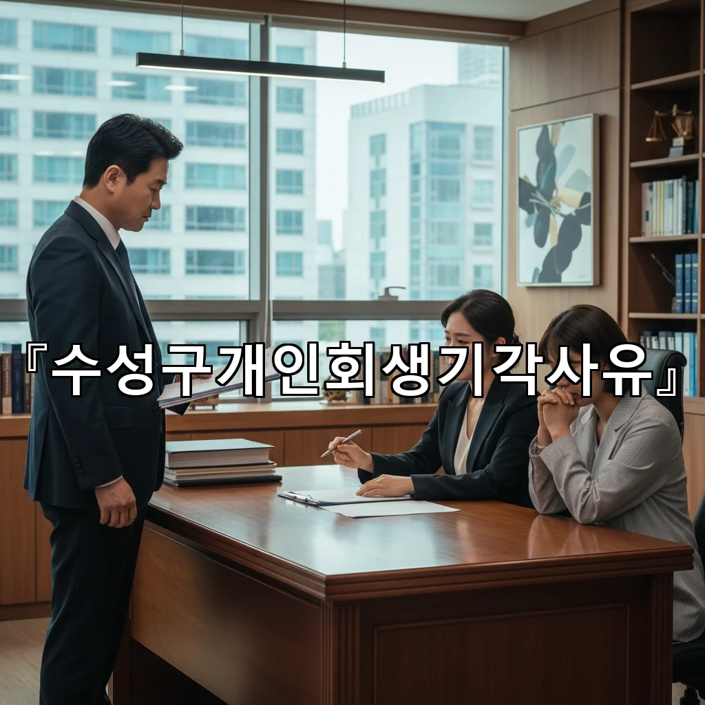 수성구개인회생기각사유 신청서 작성에서 놓치기 쉬운 핵심 점검표