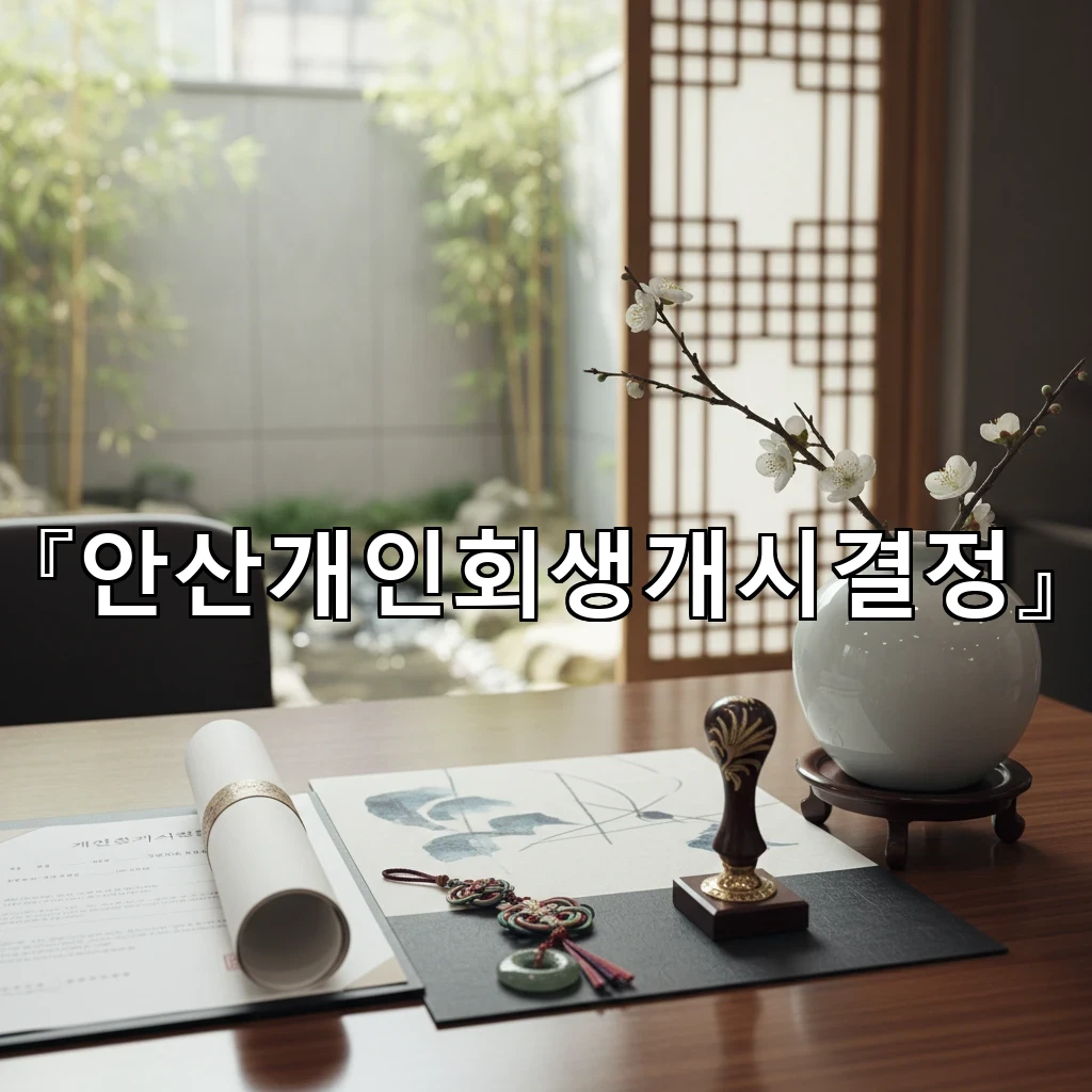 안산개인회생개시결정 받기 전후로 달라지는 압류 대응 방법 정리