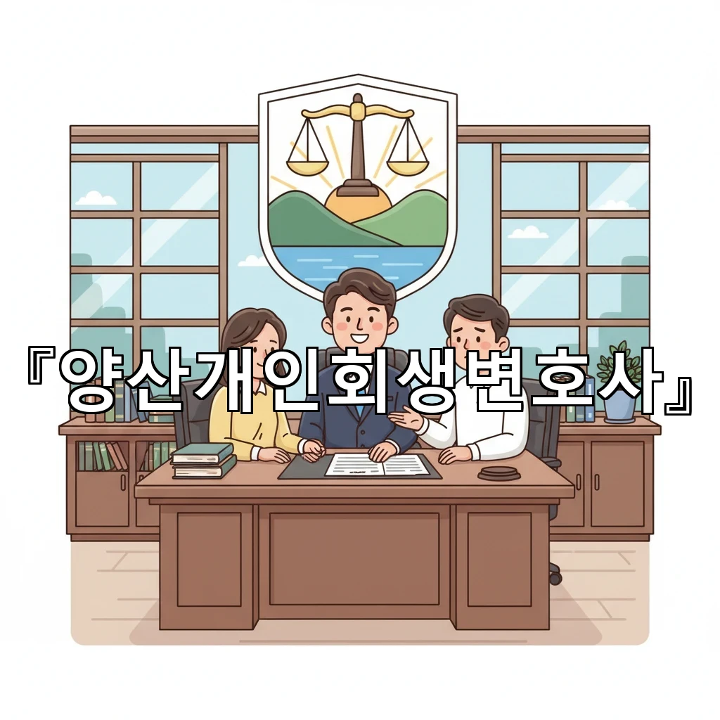 양산개인회생변호사 신청 전 빚 구조를 다시 짜는 준비 절차