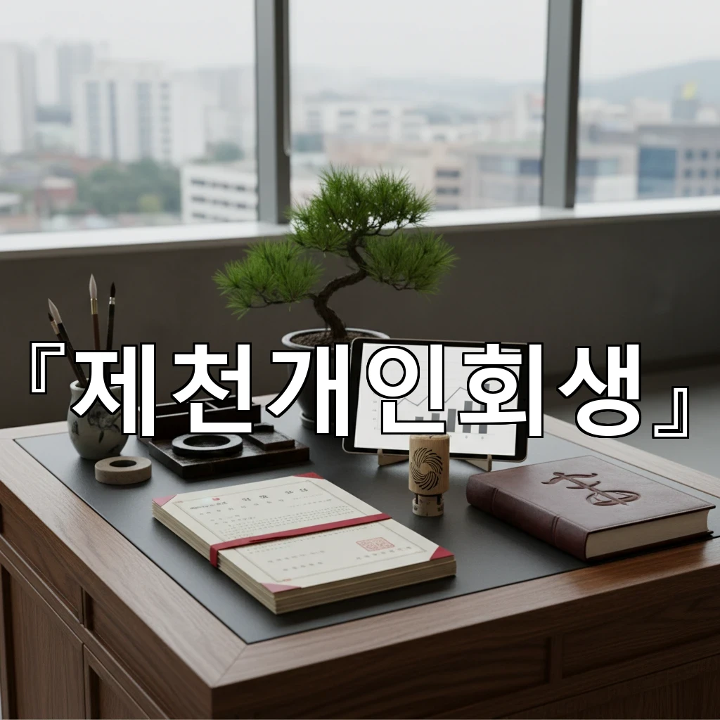 제천개인회생 신청 전 소득 지출 정리로 심사 대비하는 법