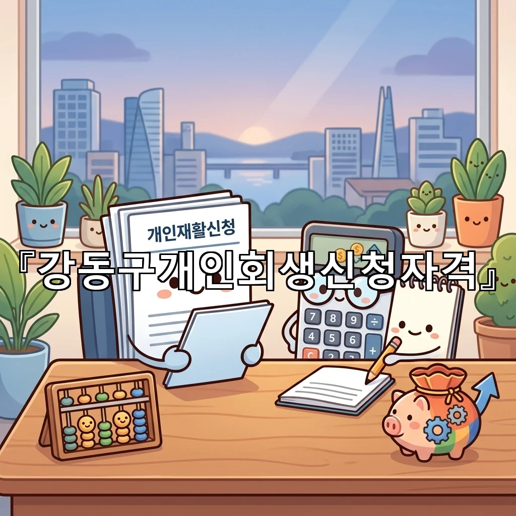 강동구개인회생신청자격 확인 전 알아두면 좋은 기본 흐름 정리