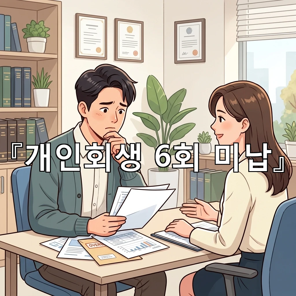 개인회생6회미납 이후 흔들린 생활비를 다시 세우는 방법