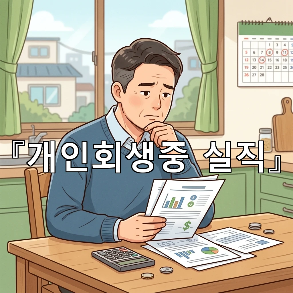 개인회생중실직 상황에서 다시 숨 고르며 정리하는 생활의 길잡이