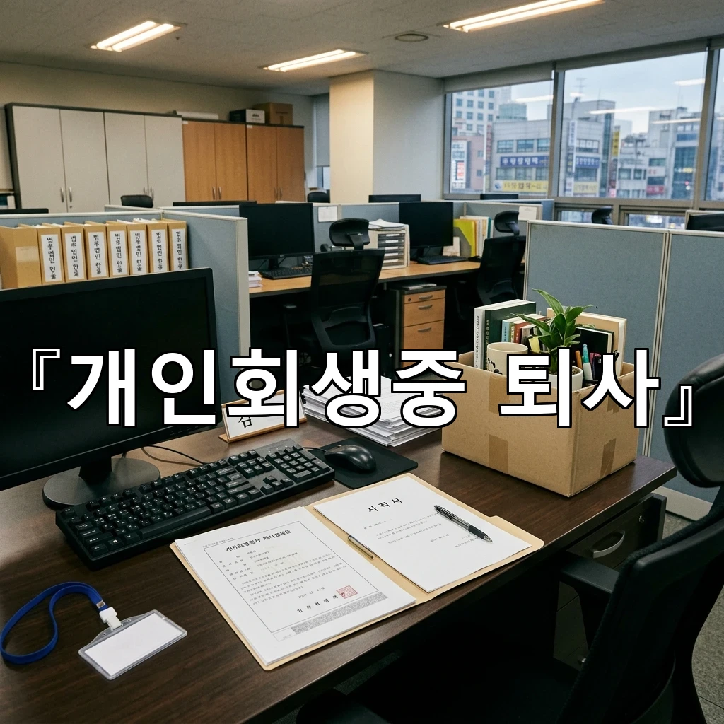 개인회생중퇴사 이후 흔들린 일상을 다시 세우는 선택의 기준