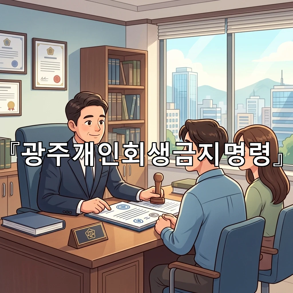 광주개인회생금지명령 절차를 미리 읽고 마음을 다잡는 방법