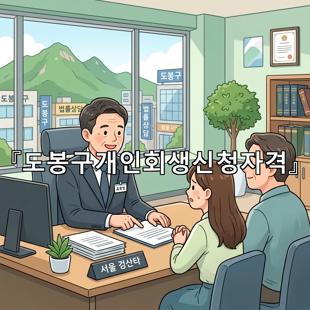 도봉구개인회생신청자격 서류 정리와 일정 점검을 위한 실무 안내