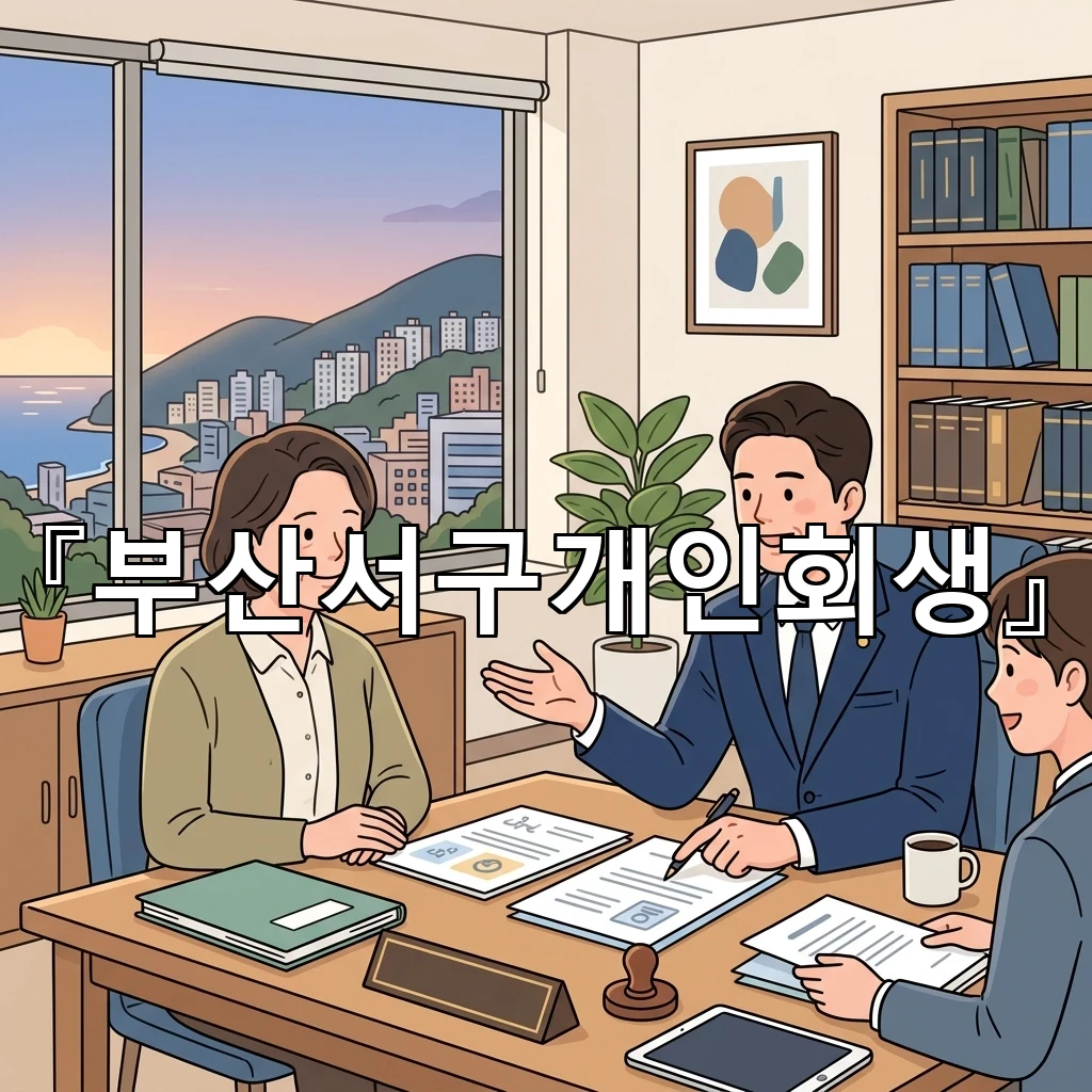 부산서구개인회생 상담 전 정리하면 좋은 채무 목록의 틀