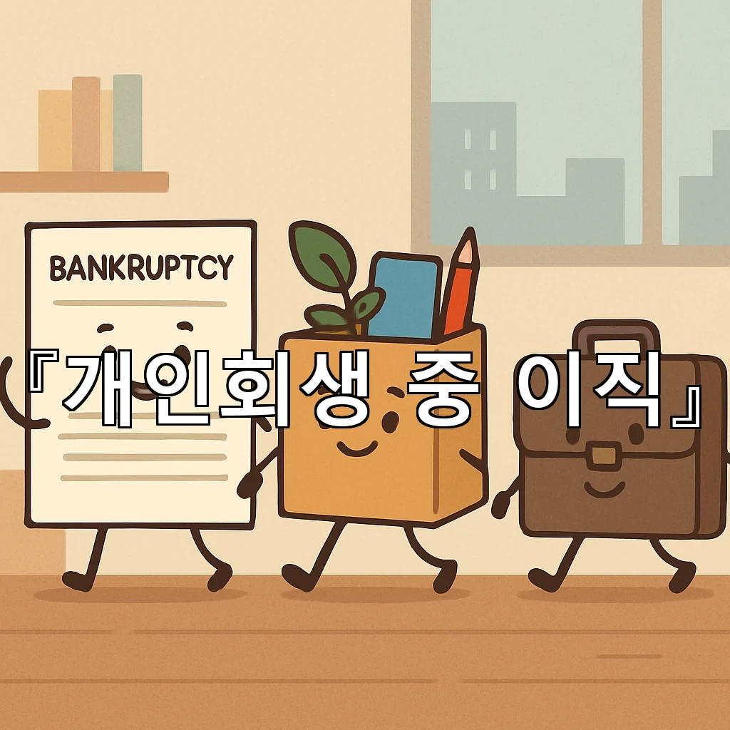 개인회생중이직 일정과 숨결이 흔들릴 때 챙길 기준 정리