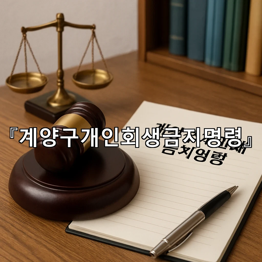 계양구개인회생금지명령 신청 뒤에 놓치기 쉬운 점을 정리한 안내