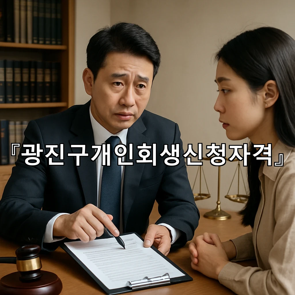 광진구개인회생신청자격 서류 준비 순서부터 시작하는 실제 안내문