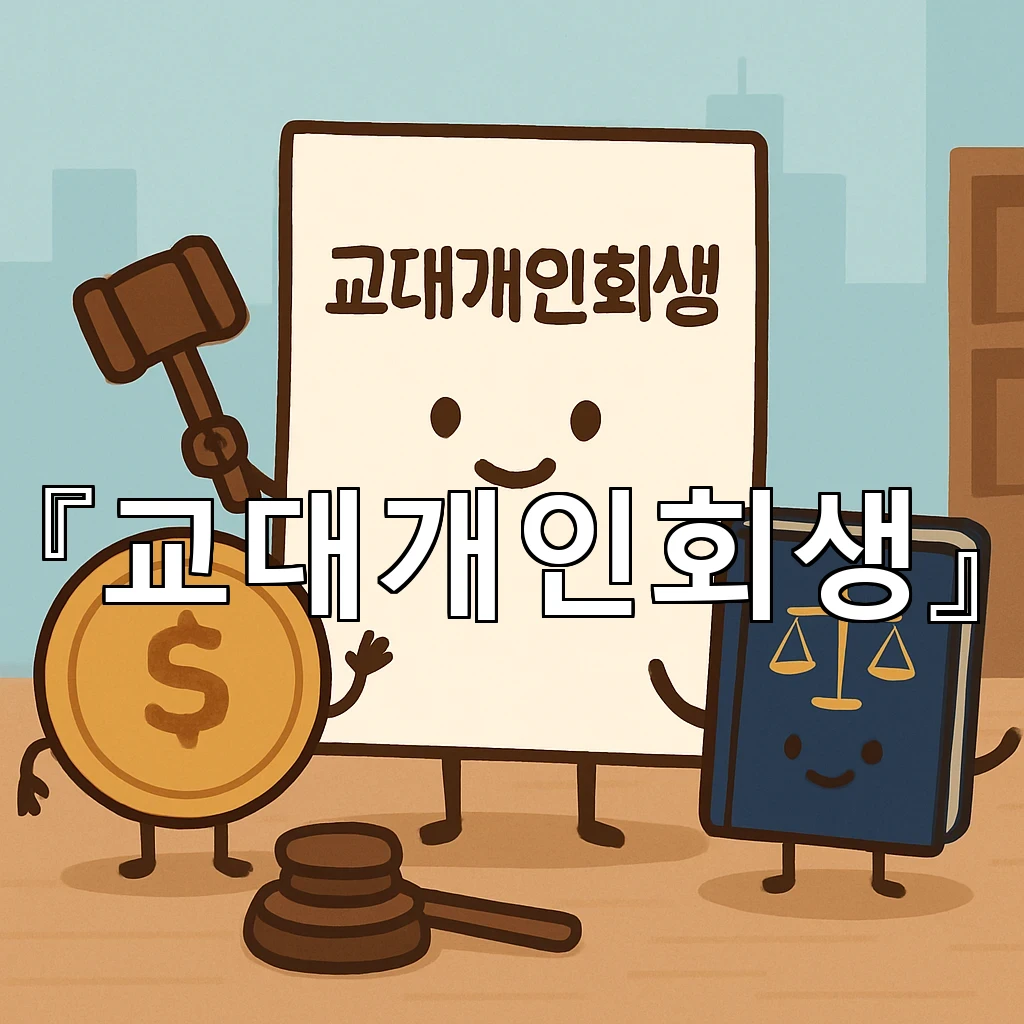 교대개인회생 처음 마주한 상황에서 차분하게 살펴보는 길잡이
