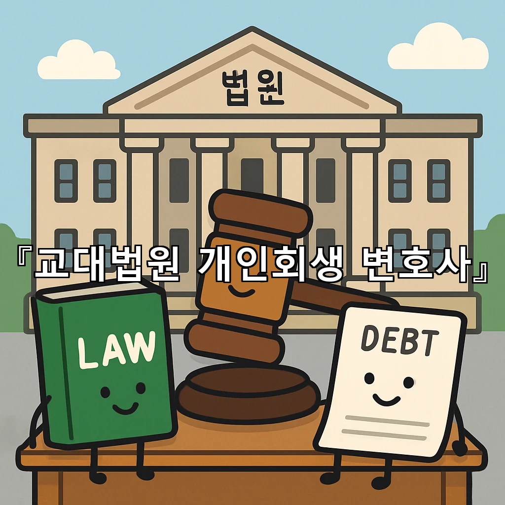 교대법원개인회생변호사와 함께 정리하는 채무 구조의 시작과 끝