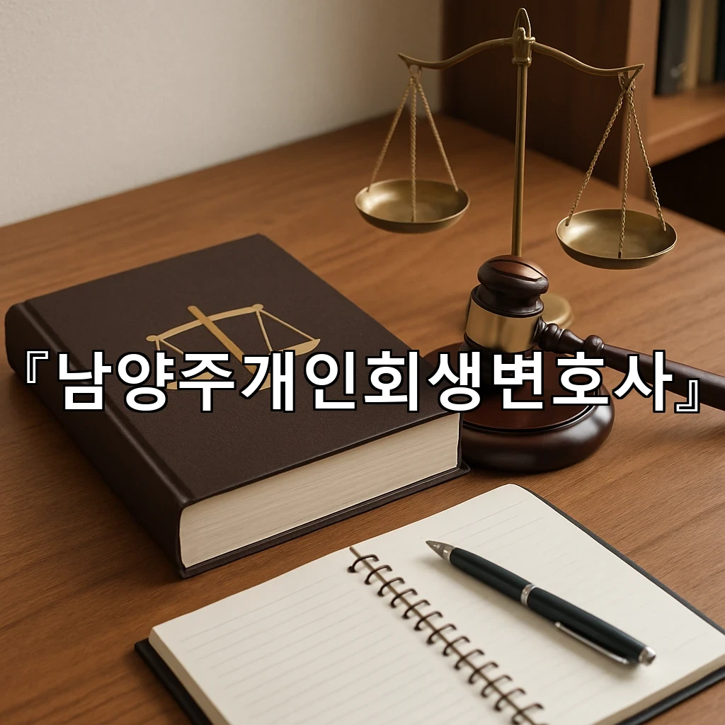 남양주개인회생변호사 검토가 필요한 시점과 준비하면 좋은 자료들