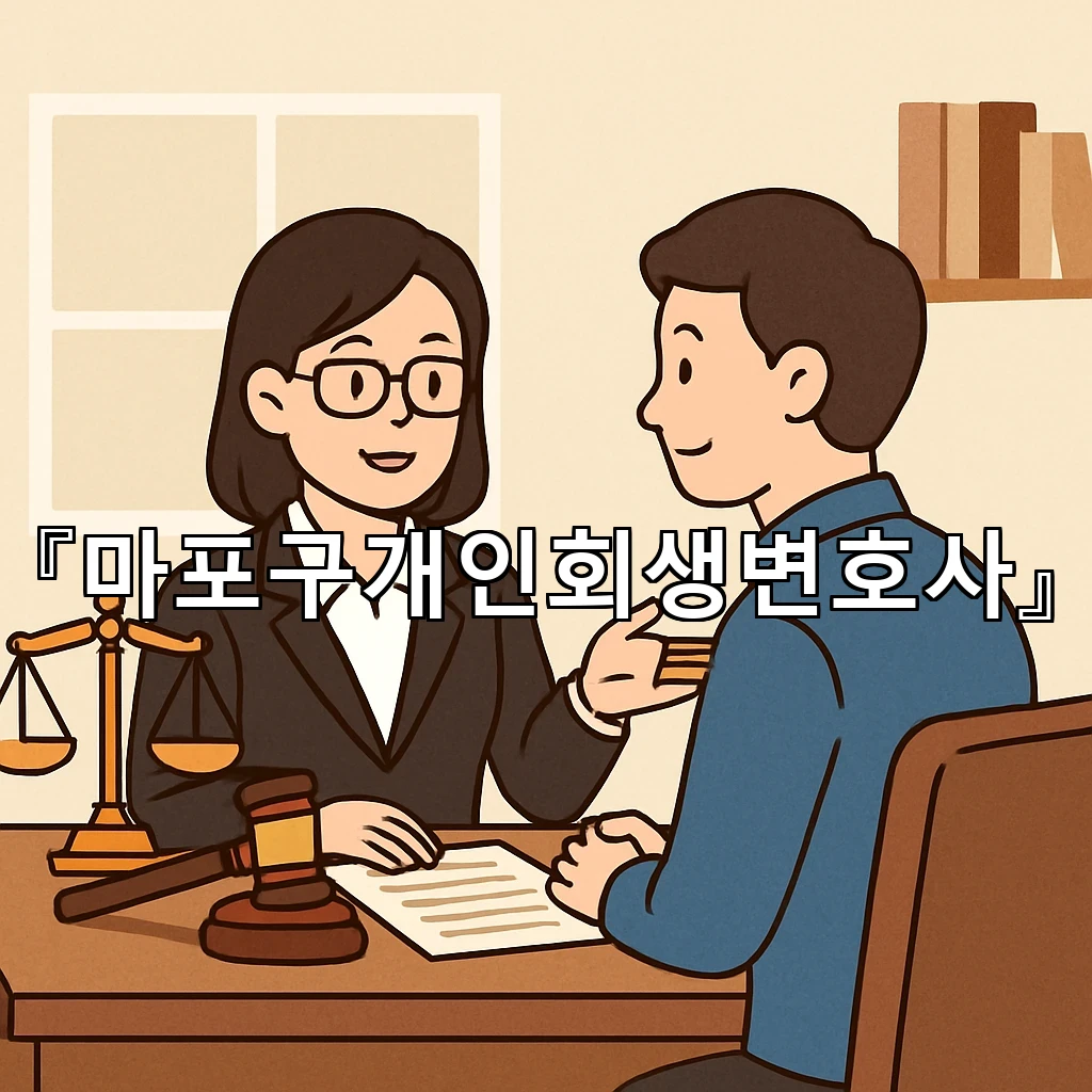 마포구개인회생변호사 복잡한 채무 흐름을 차분히 정리하는 첫걸음