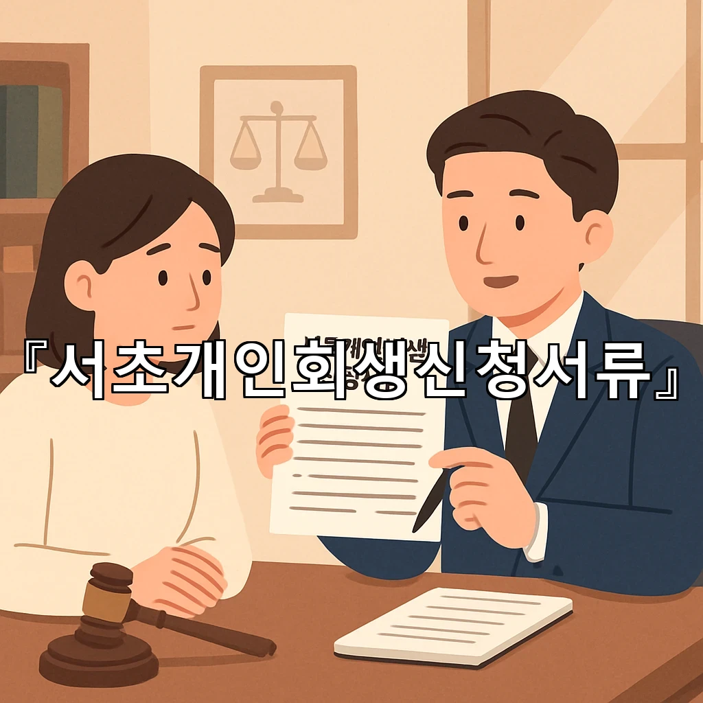 서초개인회생신청서류