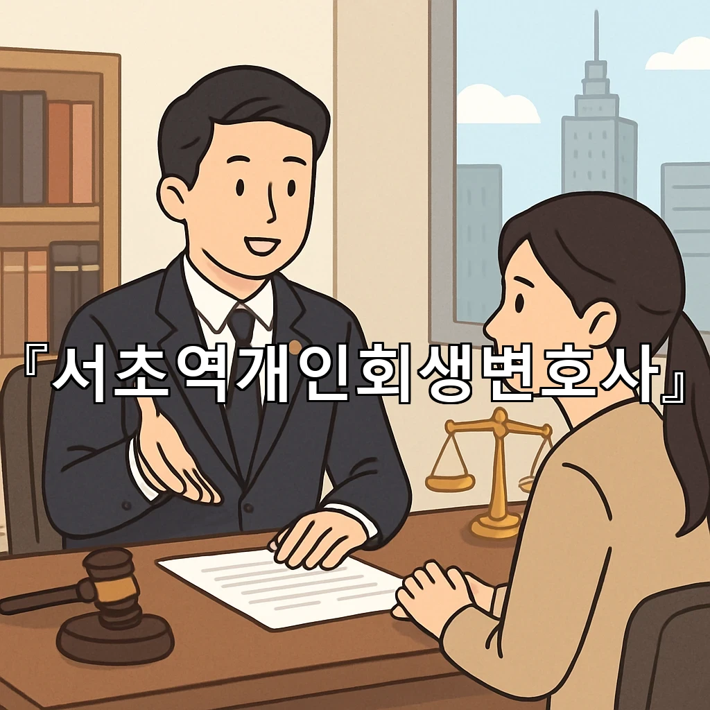 서초역개인회생변호사 지금 필요한 준비를 차분히 정리하는 법