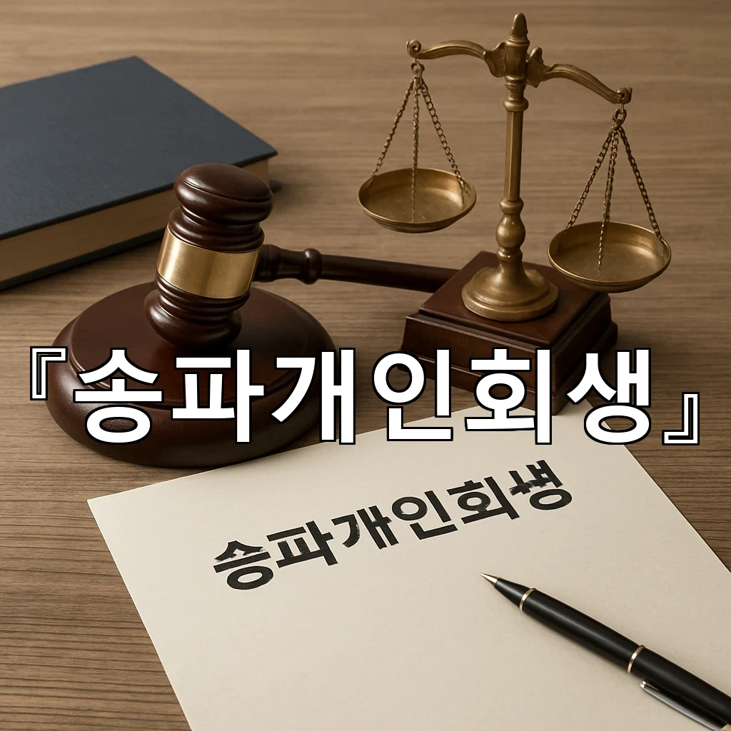 송파개인회생 서류를 처음 마주한 사람을 위한 실전 안내