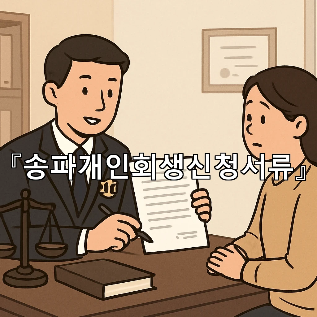 송파개인회생신청서류를 처음 마주할 때 살펴볼 기본 흐름 안내