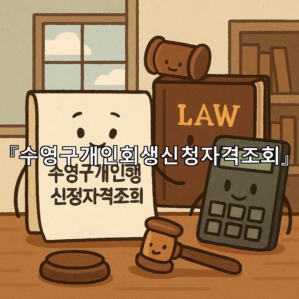 수영구개인회생신청자격조회