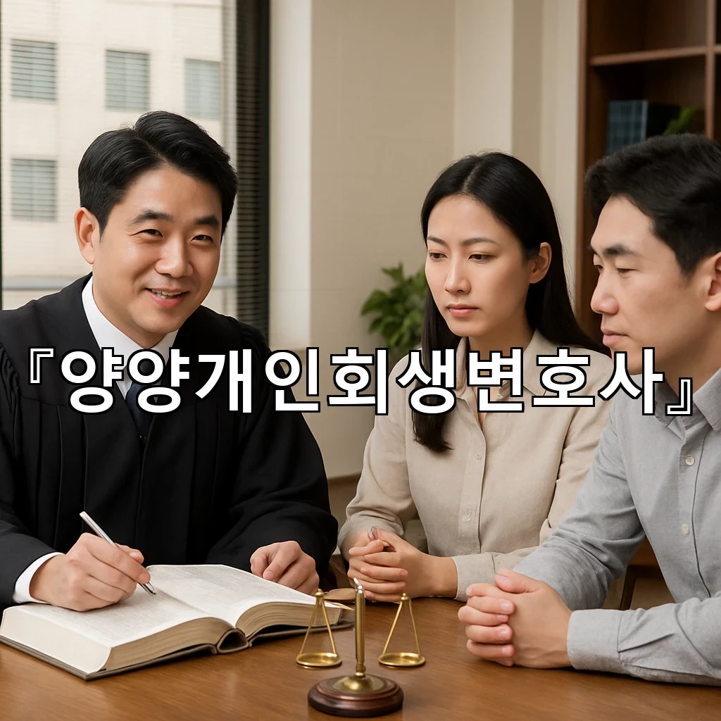 양양개인회생변호사 상황을 읽고 다시 세우는 생활의 기준