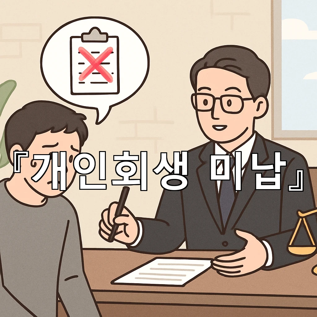 개인회생미납이 이어질 때 생활을 지키는 현실적 조정 방법
