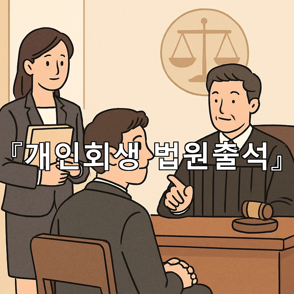 개인회생법원출석 전 아침 마음을 다스리는 조용한 준비 방법