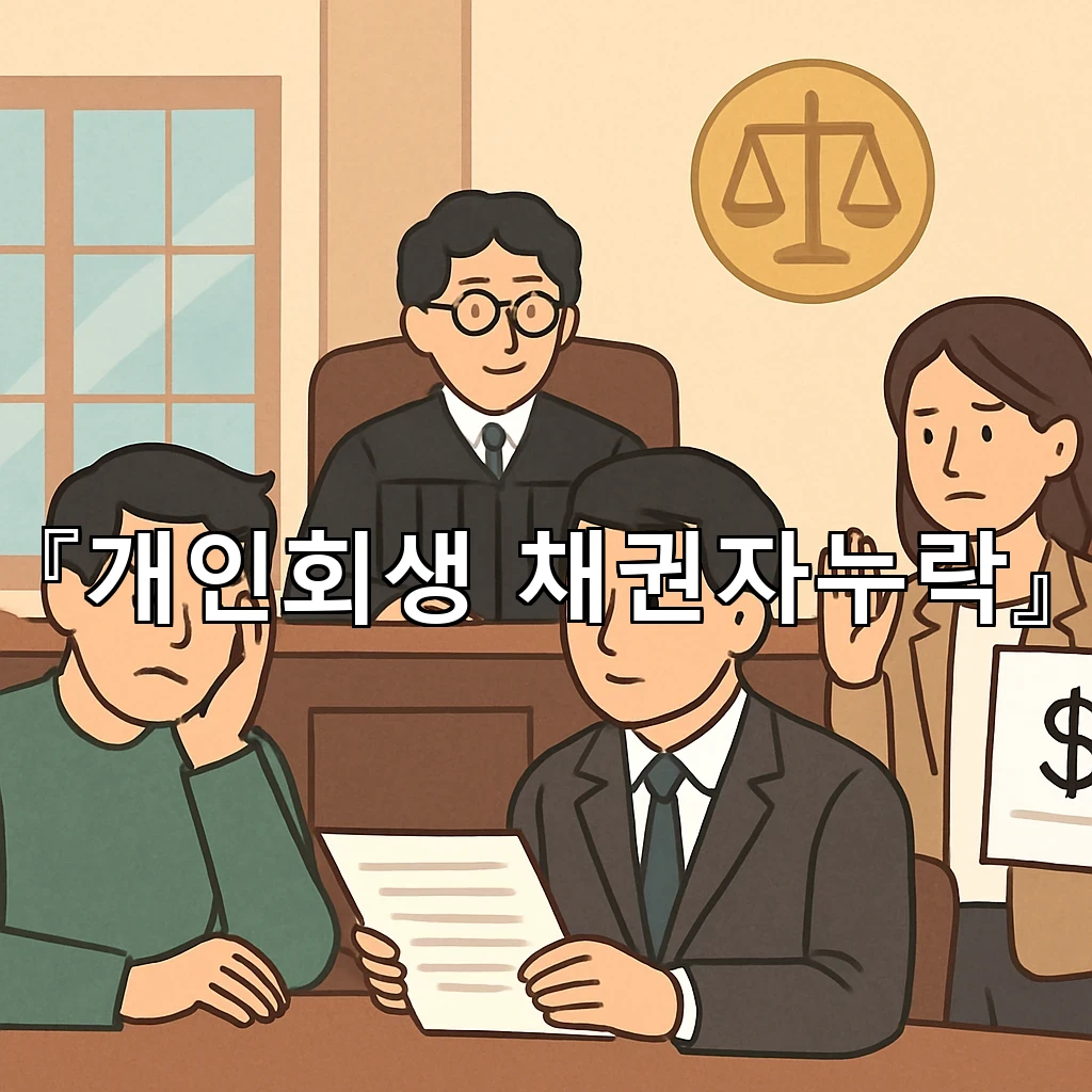 개인회생채권자누락 서류 흐름을 다시 맞추는 실무 점검의 길잡이