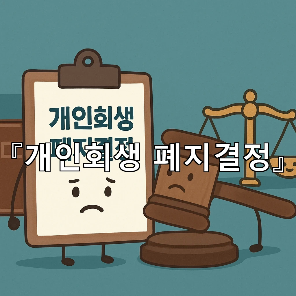 개인회생폐지결정 직후 흔들린 일상을 붙잡는 준비와 선택의 방법