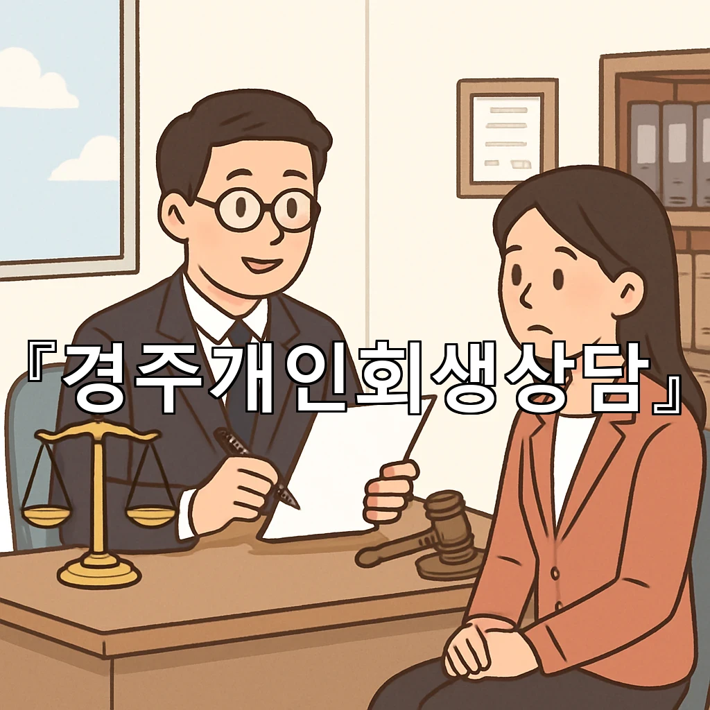 경주개인회생상담 생활의 흐름을 다시 세우는 현실적 점검