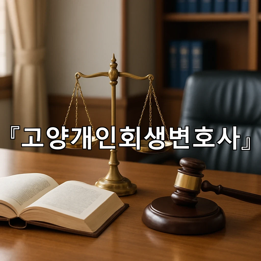 고양개인회생변호사 새 출발을 준비하는 마음에 필요한 첫 안내