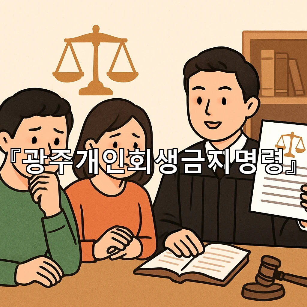 광주개인회생금지명령 신청 직후 살펴볼 흐름과 준비 포인트 정리