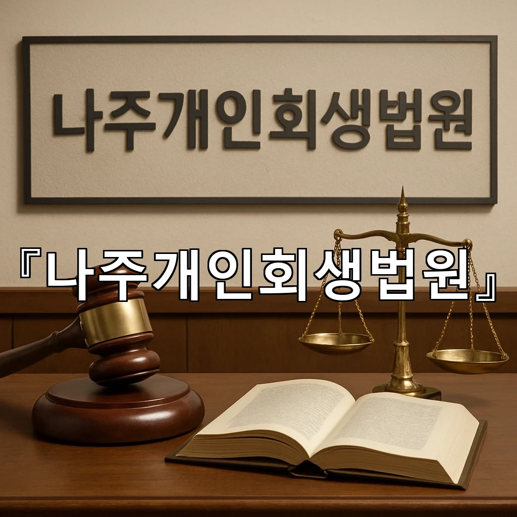 나주개인회생법원 신청 전 확인할 일정과 서류 준비 요령