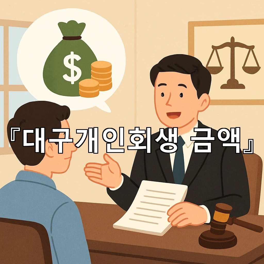 대구개인회생금액 계산보다 먼저 살펴볼 생활비 흐름의 기준들