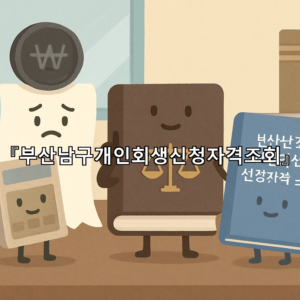 부산남구개인회생신청자격조회