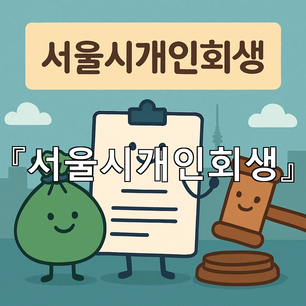 서울시개인회생 절차를 이해하기 쉽게 풀어보는 핵심 정리