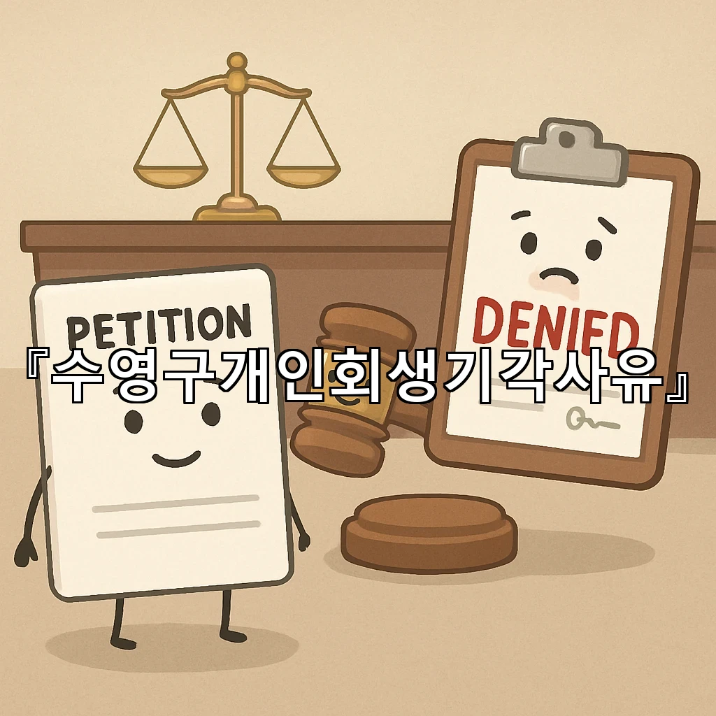 수영구개인회생기각사유 서류보다 중요한 생활 변화의 기록과 해석