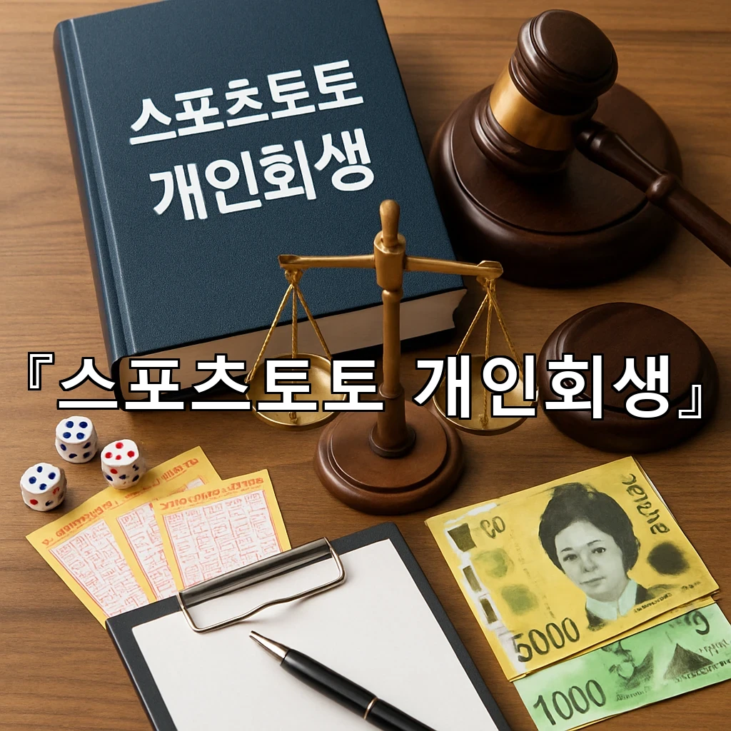 스포츠토토개인회생 판단이 필요한 순간 흐름을 정리하는 길잡이