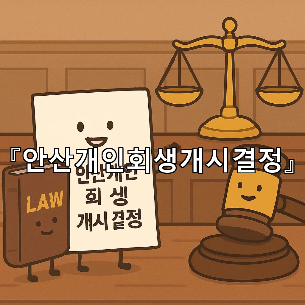 안산개인회생개시결정 이후 서류 흐름을 이해하는 현실 안내문