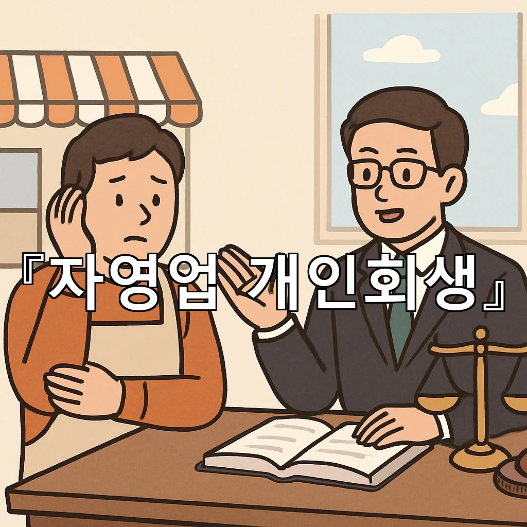 자영업개인회생 장부가 말해주는 회복의 순서를 다시 세우기