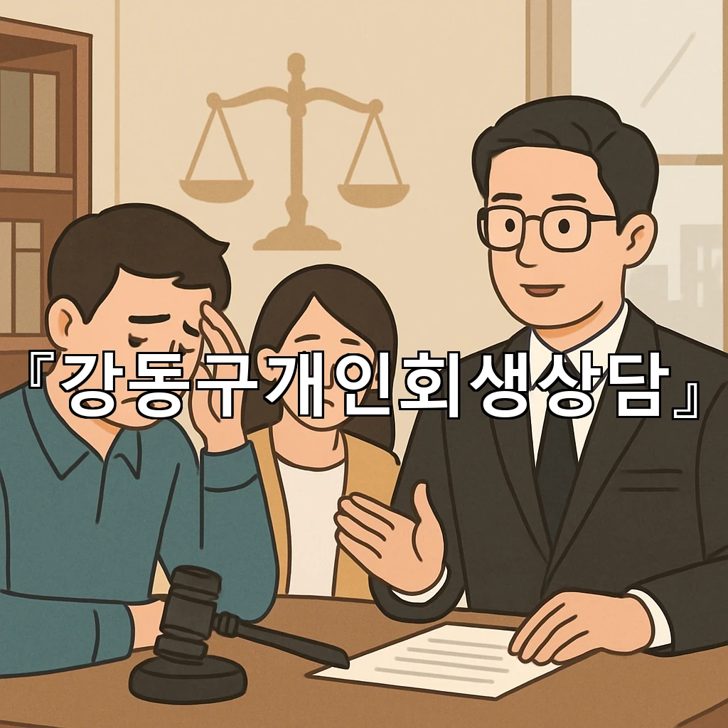 강동구개인회생상담 통해 매달 숨통을 여는 현실적인 계획 세우기
