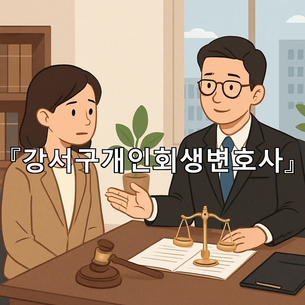 강서구개인회생변호사 서류 정리에서 시작하는 현실 안내서
