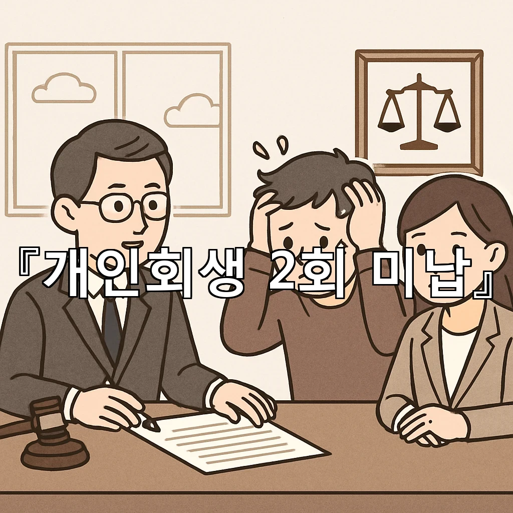 개인회생2회미납 다시 시작을 고민하는 순간의 현실 점검