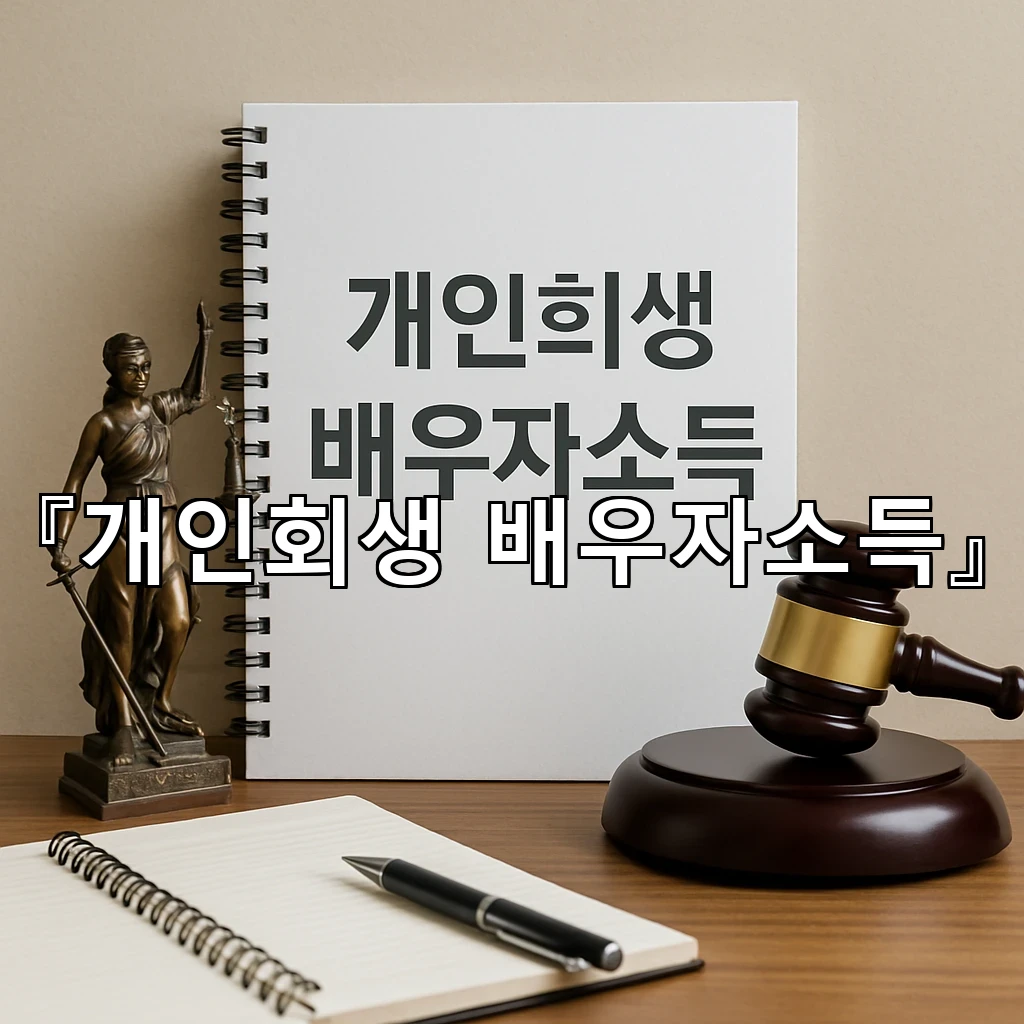 개인회생배우자소득이 변동될 때 절차에 미치는 영향 정리