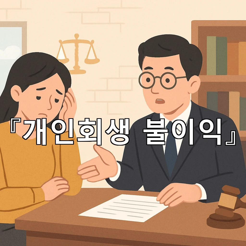 개인회생불이익이 남기는 흔적과 마음의 부담을 살피는 길잡이 글
