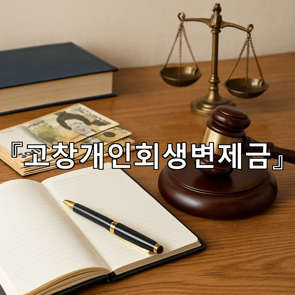 고창개인회생변제금 이해가 빠를수록 준비는 더 단단해집니다