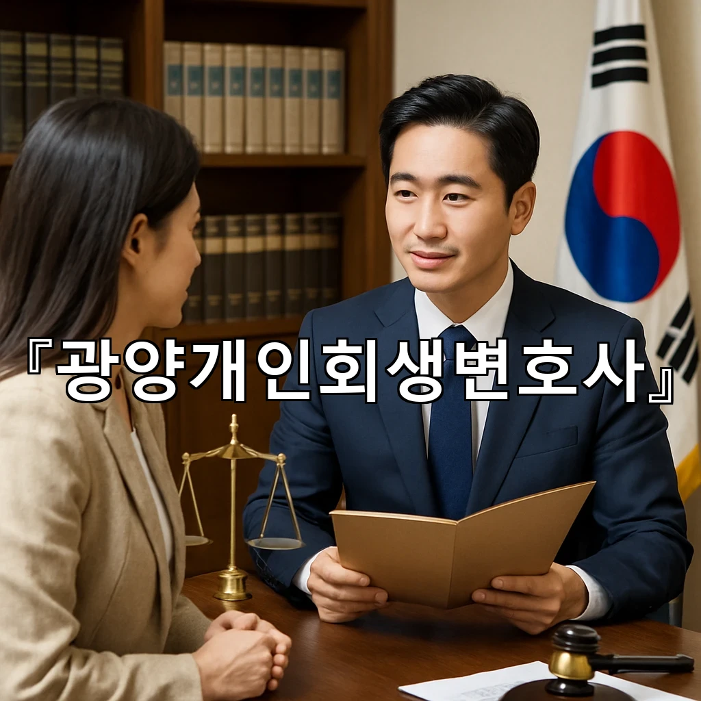 광양개인회생변호사 채무의 무게를 덜어내는 시작점이 되는 안내서
