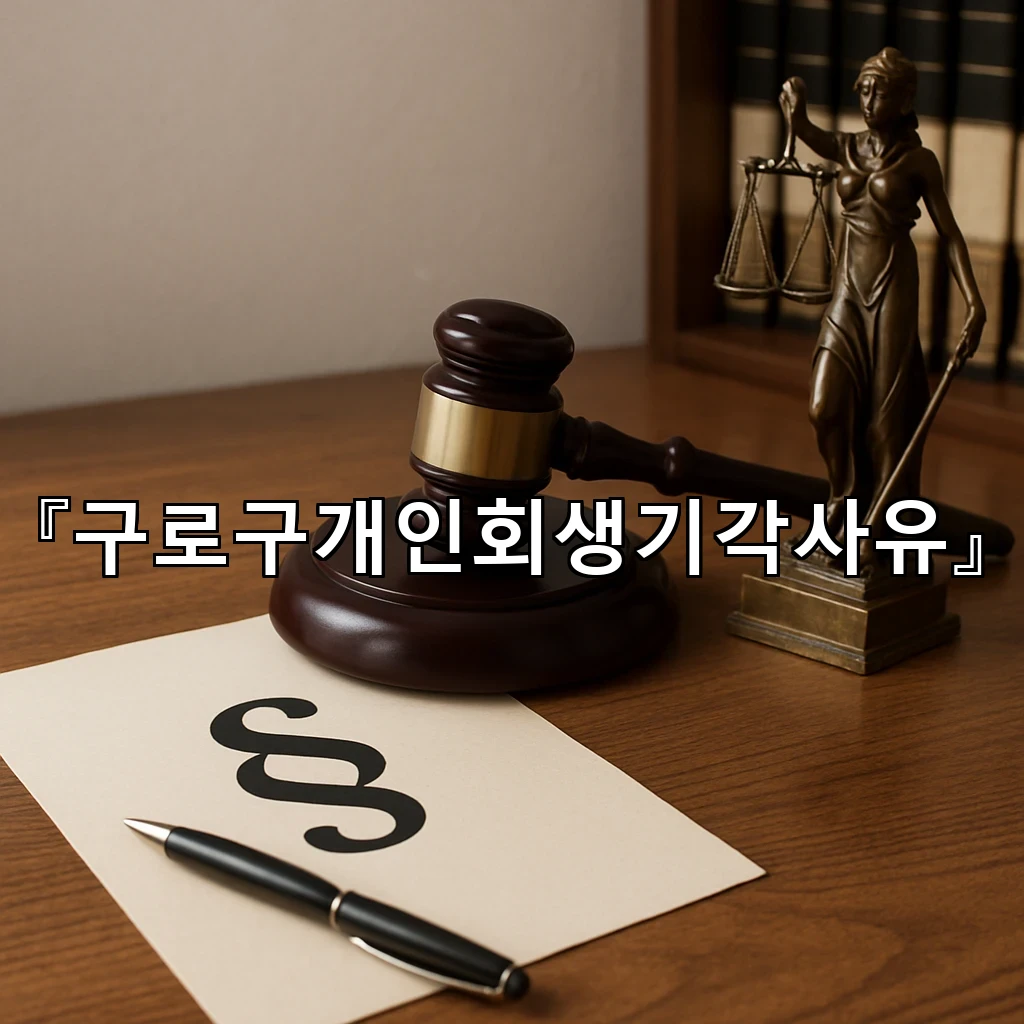 구로구개인회생기각사유 신청 전 놓치기 쉬운 기준과 정리 포인트
