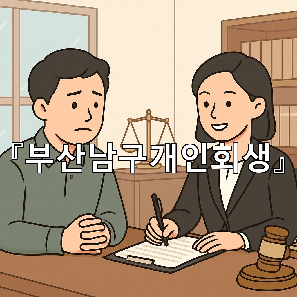부산남구개인회생 오늘의 생활비부터 다시 짜는 실전 정리