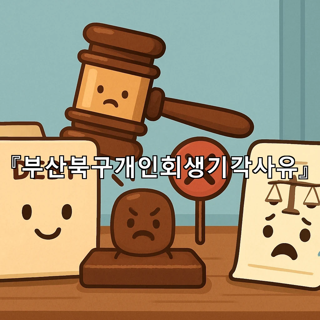 부산북구개인회생기각사유 접수 전 살펴야 할 핵심 흐름 정리